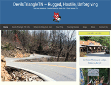 Tablet Screenshot of devilstriangletn.com